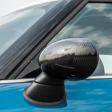 Зеркало заднего вида из углеродного волокна декоративная раковина для BMW MINI Cooper F54 F55 F56 F57 F60 автомобильные аксессуары внешняя модификация 2шт