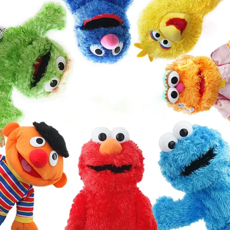 

Ins Net Red Street Style Bear Doll Children's Toy Elmo Aimo Cookie Strange Big Bird Plush Doll