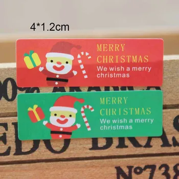 

120PCS Merry Christmas Theme Sealing sticker DIY Gifts posted Baking Decoration package labels gift decoration label