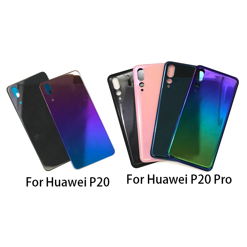 Запасные части для Huawei P20 Задняя стеклянная крышка батарейного отсека задняя