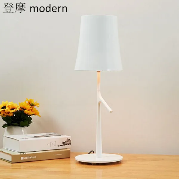 

Nordic modern desk lamp, living room, study, desk, bedroom, personality bedside lamp, simple Makaron desk lamp