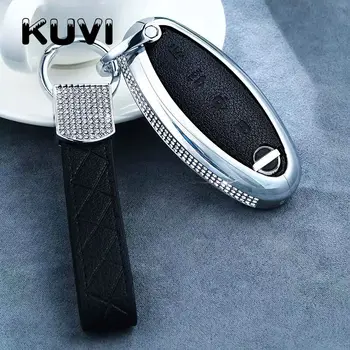 

Diamond Leather Car Key Case For Nissan Versa Maxima Altima Rogue Armada Sentra Murano Infiniti FX35 QX60 Remote Protect Cover