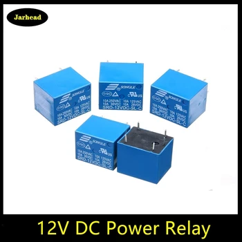 

5pcs lot SRD-12VDC-SL-C T73-12V 5 pin PCB Type 12V DC Power Relay