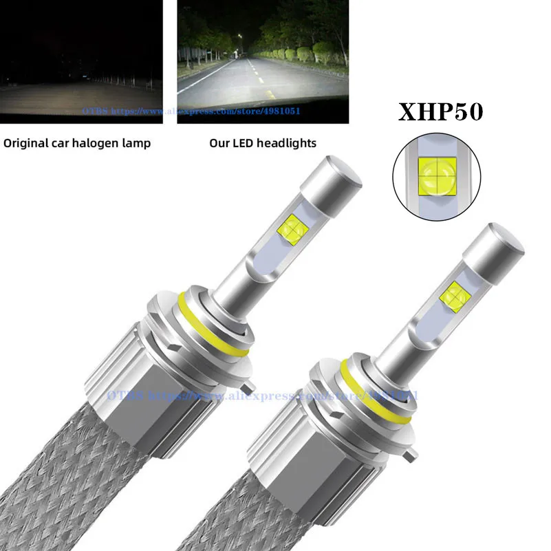 Lampadine Per Auto H7 Led 110W 12000Lm Xhp50 Chip Led Faro 4300K 6000K Lampade Led H1 H3 H4 9012 H11 Hb3 Hb4 H8 880 D1S D2S Fendinebbia