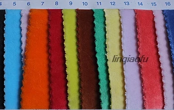 

Spandex crystal super soft fabric, high-end clothing lined with warm short plush fabric