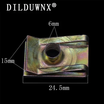 

DILDUWNX100 Stainless Steel Screw Washer Car Interior Parts Fixing Clip Is Suitable for Most Car Fastener Clips