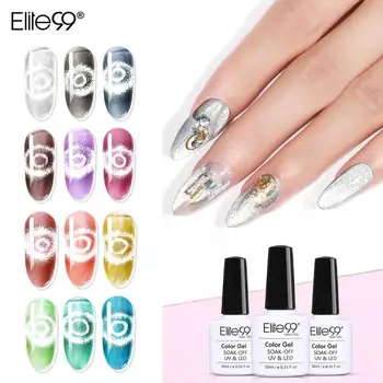 

Elite99 10ml Crystal Snowlight Cat Eye Gel Nail Polish Soak Off Magnetic Nails Enamel Gel Varnish Nail Art Manicure Gel Lacquer