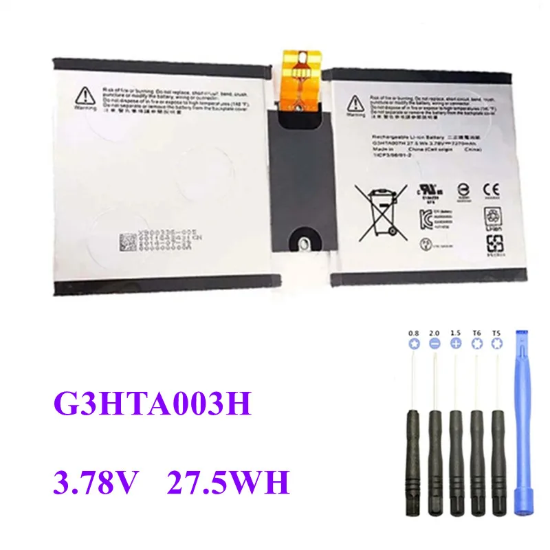 G3Hta003H G3Hta004H G3Hta007H Batteria Per Microsoft Surface 3 1645 1657 Tablet Pc 1Icp3/96/91-2