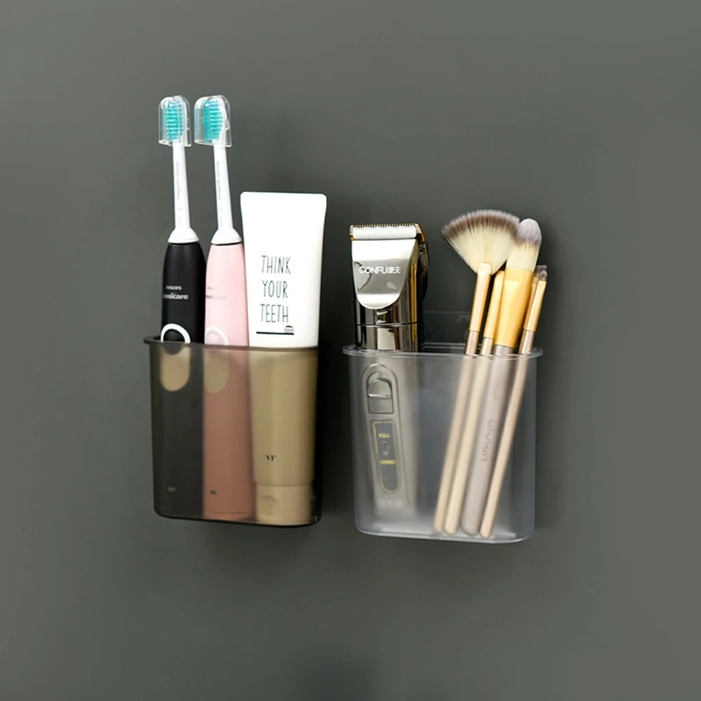 Ванная комната органайзер для зубной пасты хранение дренажная ящик настенный Зубная щётка держатель паста висит туалетные принадлежности, косметические средства контейнер 1 шт