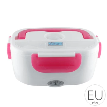 

Electric Heating Lunch Box Portable Food Warmer Heater Home Office Plastic Thermal Food Container EU Plug