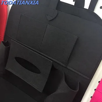 

2020 New car seat back hanging storage bag FOR Mini Cooper R50 R52 R53 R55 R56/Porsche Cayenne Macan FOR Cadillac ATS SRX CTS