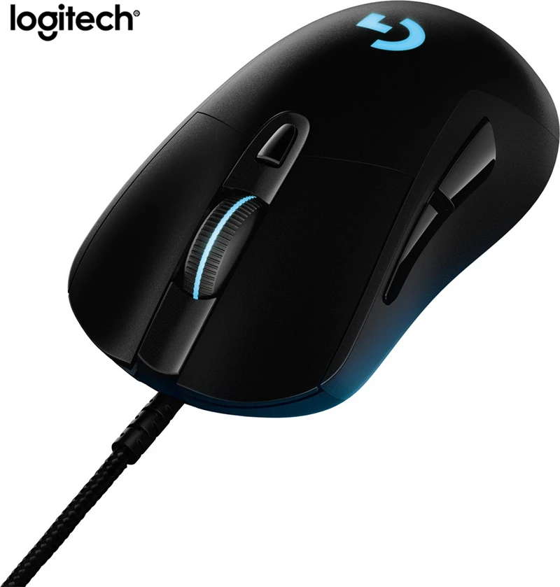 Проводная игровая мышь logitech G403 12000 dpi RGB Light 6 кнопок USB Проводная мышь игровая оптическая геймерская мышь Поддержка настольного компьютера/ноутбука