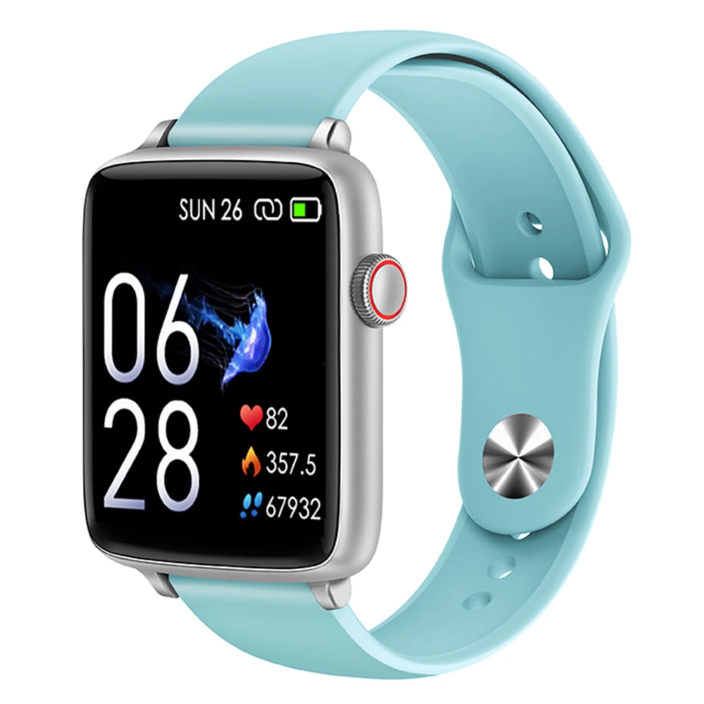 1 54 дюймов полный сенсорный K19 браслет IP68 Водонепроницаемый GTS Smartwatch для женщин