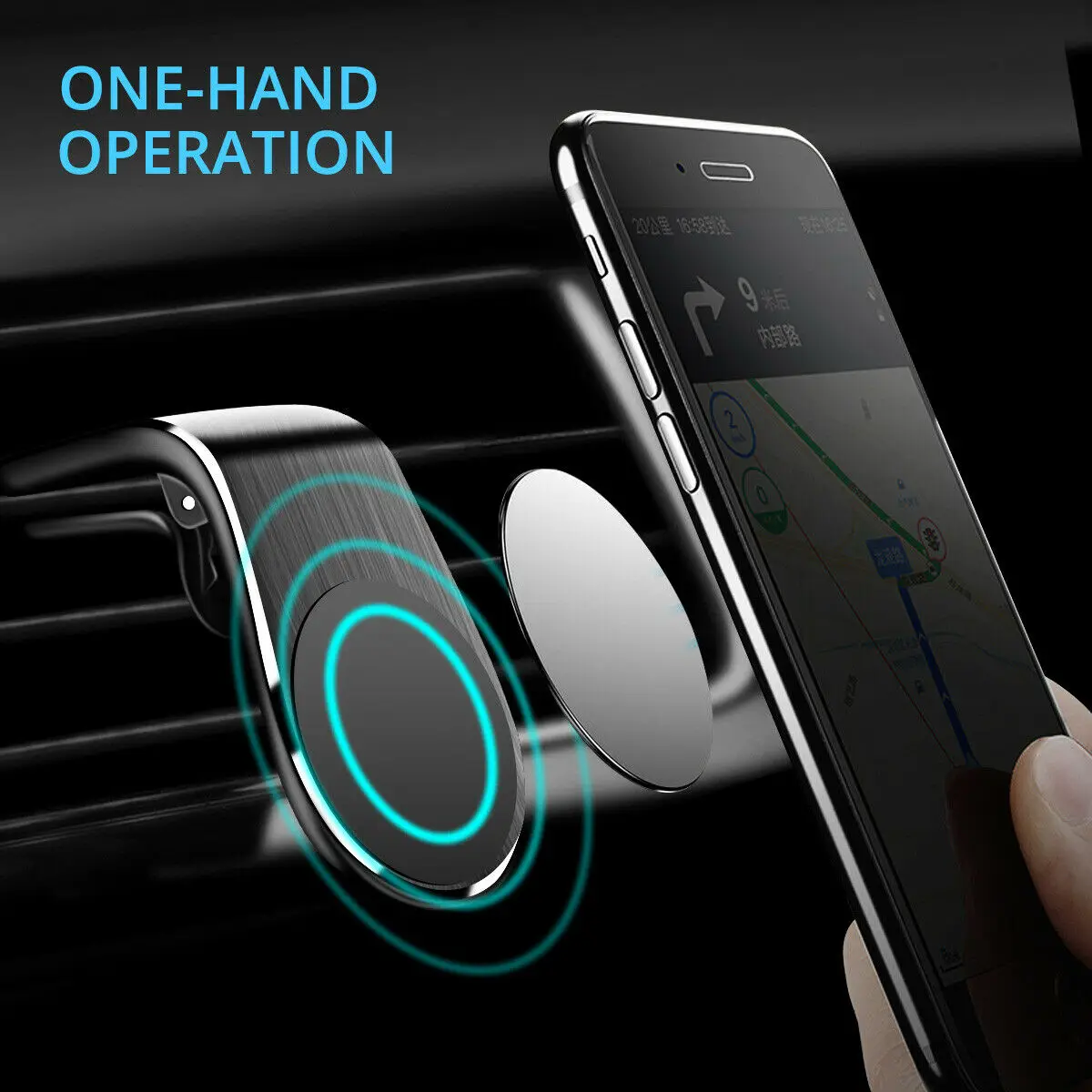 Handyhalterung Auto 360° Magnet Smartphone KFZ Lüftungsgitter