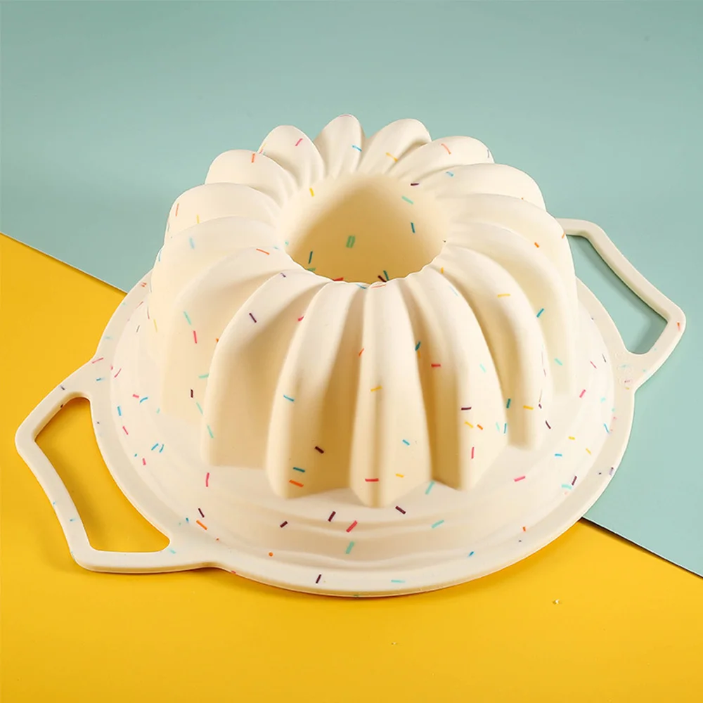 New 3D Big Swirl Shape Silicone Butter Cake Mould Kitchen Baking Form Tools For Cake Bakery Baking Dish Kitchen Bakeware Mold