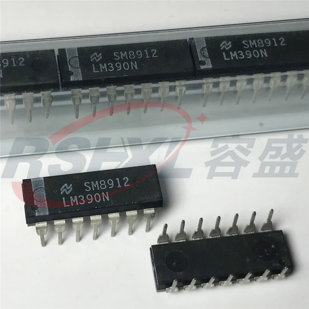 LM390N LM390 390 DIP 14 new original 10pcs/lot|Integrated Circuits ...