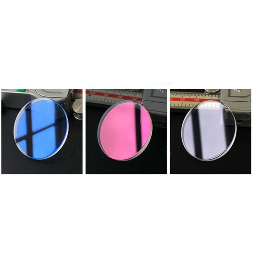 Vidro Liso 32.7 mm x 2.7 mm do Relógio de Safira para Acessórios da Substituição de Casio Mdv106 Azul Vermelho Transparente Opcional