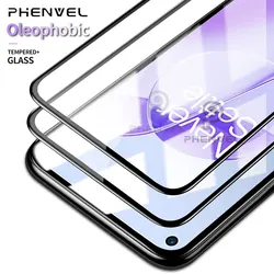 Full Cover Oleophobic Tempered Glass Protective Screen Film - 2 Glass 1 Lens Film (Oneplus 9RT)