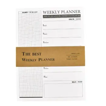 

NEW 2020 Schedule Plan Note Calendar Simple A4 Planning Schedule Calendar Memo for Home Office Decoration