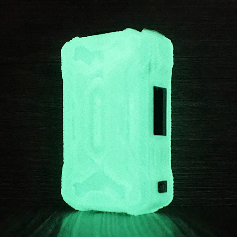 luminous clear Текстурированный силиконовый чехол для ринкоу мехман 228 Вт стальное крыло, защитный силиконовый чехол, резиновый чехол, защитный чехол, гелевый Чехол - Цвет: luminous clear
