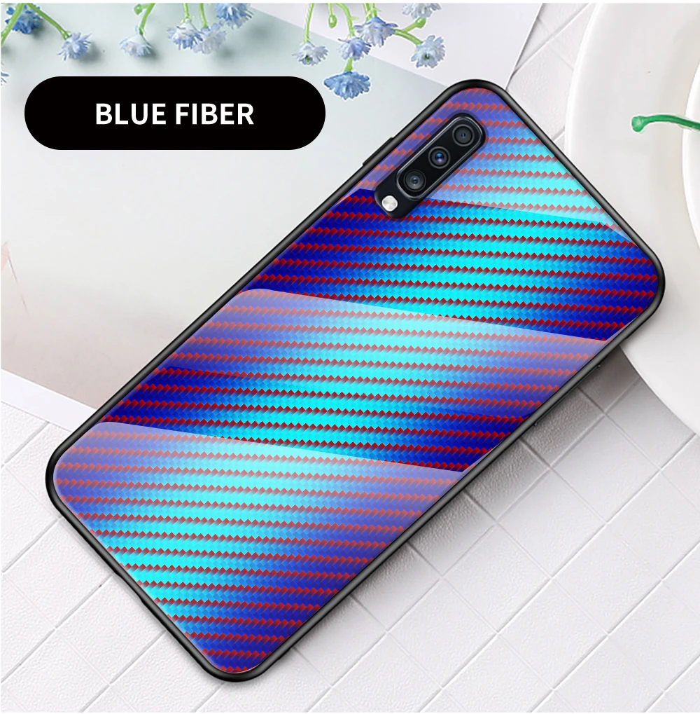 Fashion Gradient Tempered Glass Case For Samsung Galaxy S10 S10E S10 Lite S10 5G S10 S9 S8 Plus Case Protective Shell Back Cover
