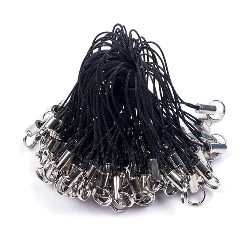 20/50/100Pcs Lanyard Holder Keychain Clasp Cords Rope DIY Keychains Hooks Cell Phone Strap Charms Bag Pendant Accessories | Украшения и