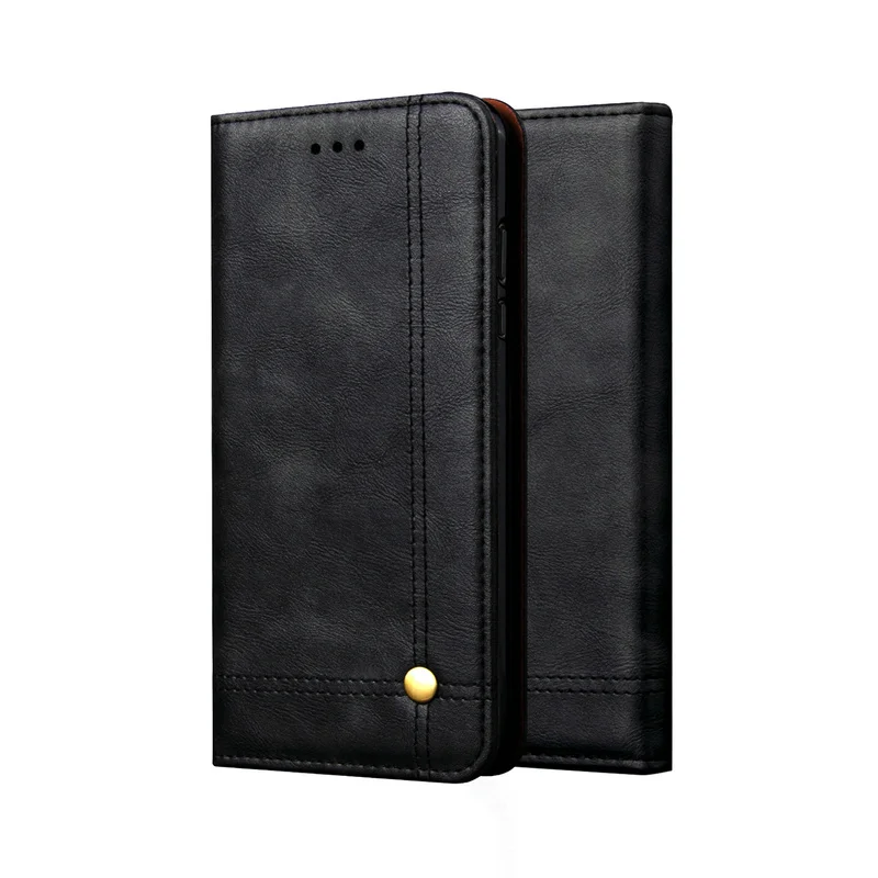 Black Для Xiaomi Redmi 7A 7 Go чехол Redmi 5 Plus Coque Redmi7A кожаный флип-чехол для Redmi 6 6A Redmi Note 7 7s Redmi K20 Pro чехол с держателем - Цвет: Black