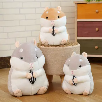 

Cute Plush Hamster Soft Plush Stuffed Animals Toy Kawaii Dolls For Children Kids Girls Birthday Christmas Gifts Home Decors