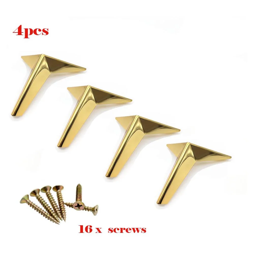 Luxury Cabinet Foot Metal Sofa TV Legs TeaTable Electroplating Support Furniture Hardware Accessories |