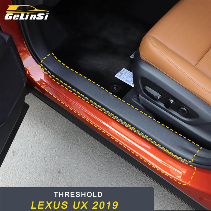 GELINSI Накладка на порог двери наклейки педали внешние аксессуары для Lexus UX 2019