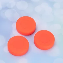 12 sztuk regulowana twardość gumowe krążki hokejowe matowe piłki hokejowe materiały sportowe dla Roller Street Hockey (pomarańczowy) tanie tanio CN (pochodzenie)