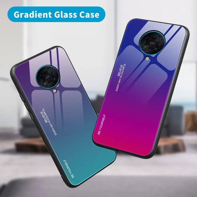 Чехол для телефона Xiaomi Mi9 8 Lite CC9E чехол с градиентным закаленным стеклом Redmi Note 7 6 5