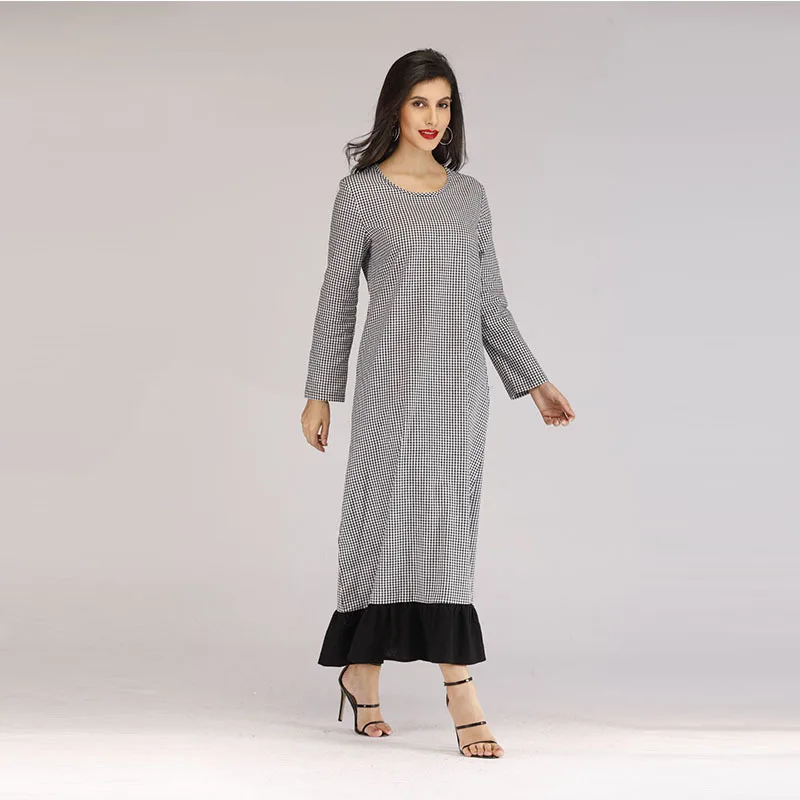 

Loose-Fit Dress Europe And America New Style 2019 Hot Selling Pattern Flounced Supply of Goods