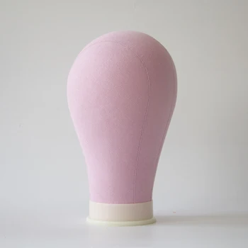 

21/22/23/24 Inch Rainbow Color Canvas Block Mannequin Head Wig Making Maniquin Head Hair Styling Manikin Head For Wig Display