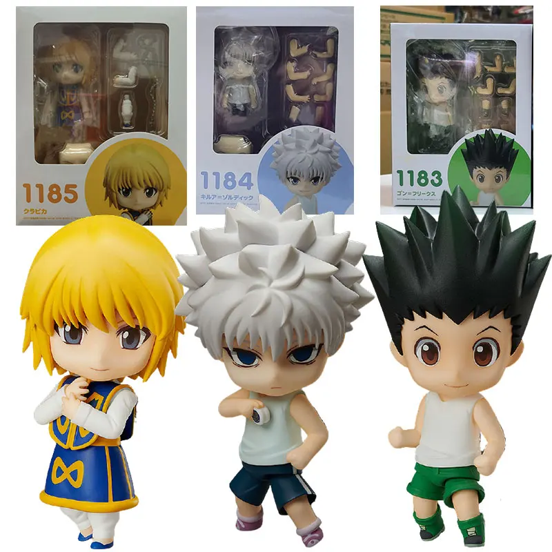 Anime Hunter X Killua GON Kurapika Cute PVC Toys Action Figure 10cm GON·FREECSS Figurine Dolls Kids Gifts | Игрушки и хобби