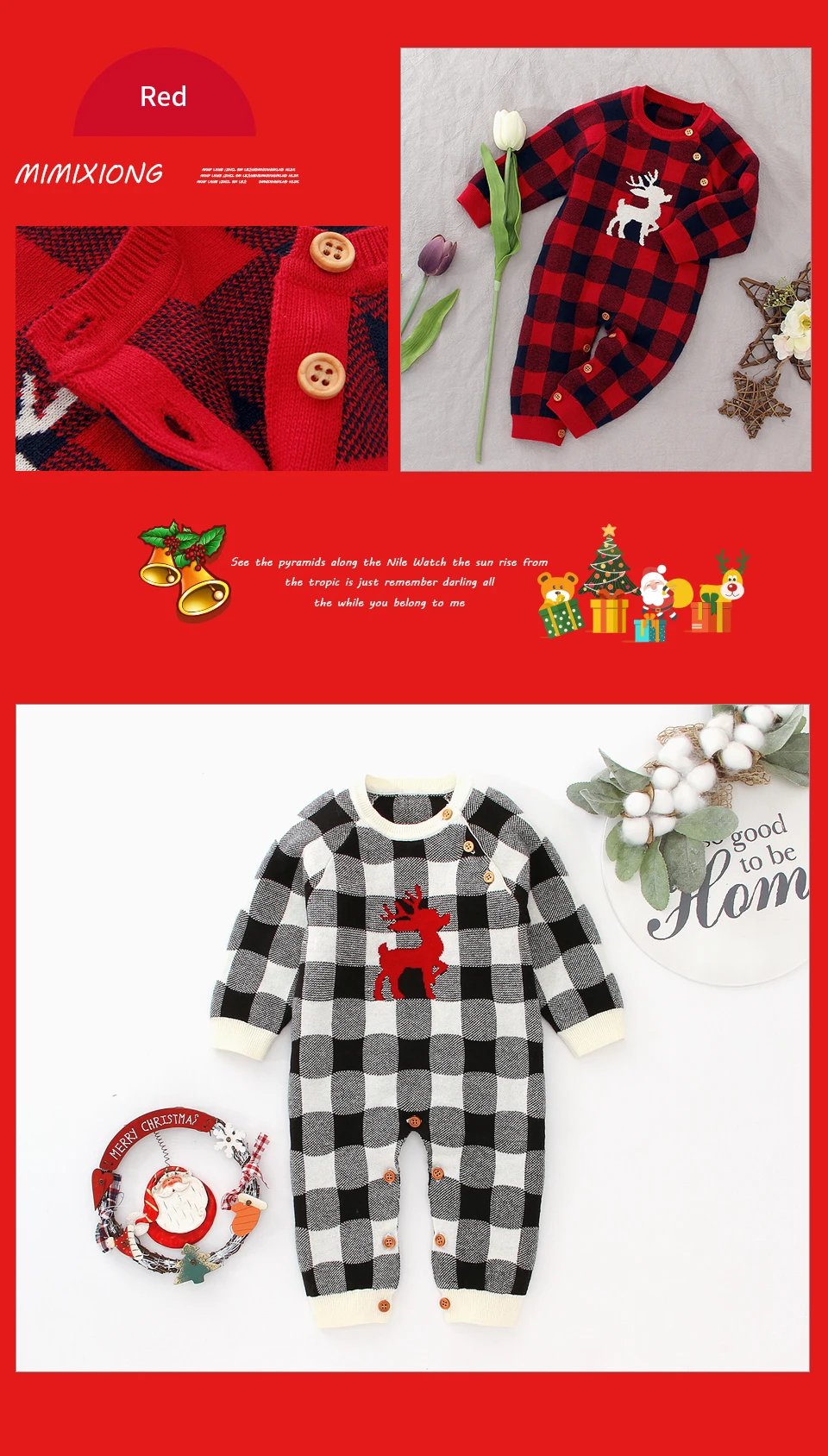 Детские комбинезоны; Одежда для новорожденных; цельнокроеные комбинезоны; сезон осень; рождественские вязаные Комбинезоны для маленьких мальчиков и девочек; зимние свитера
