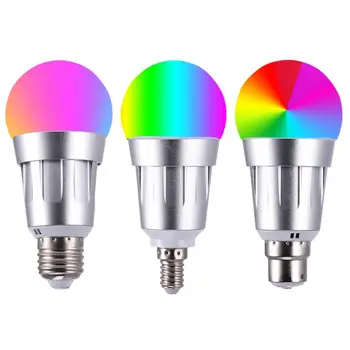

WiFi Bluetooth smart bulb alexa voice control RGB Smart LED Light colorful color changing bulb RGB Smart Home Lighting