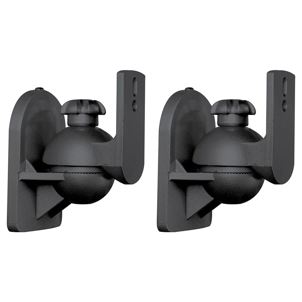 

2PCS Wall Mount Rotatable Strong Load Bearing Home Accessories Hanging Space Saving Adjustable Universal Speaker Bracket Durable