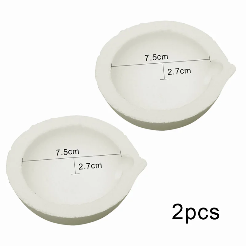 New Hot High Temperature Quartz Melting Crucible Dish Bowl Pot Casting for Gold Silver SMD66