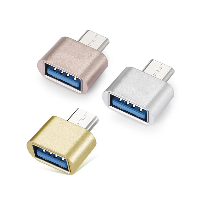USB to Type C Adapter USB 3.0 Type-C OTG Cable Adapter for Xiaomi Mi5 Mi6 Huawei Samsung