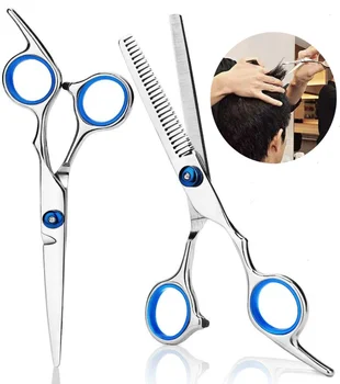 

In Stock Professional Barber Scissors 6Inch Hair Scissors Cutting Thinning Styling Hairdressing Tool Barbershop Salon Scissors