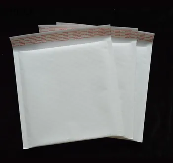 

100pcs 10 sizes Bubble Mailer Padded Envelopes White Paper Packaging Shipping Bags Kraft Bubble Mailing Envelope Courier Bags