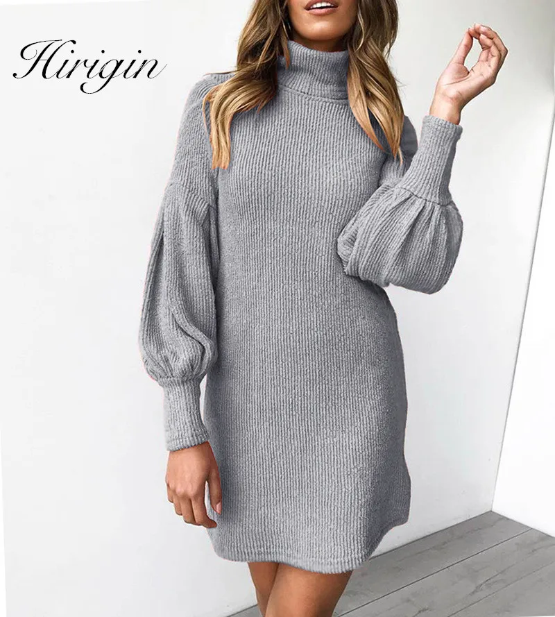 long loose sweater dress