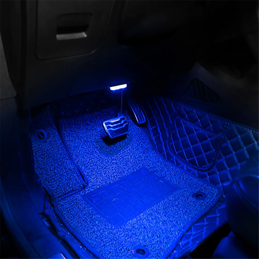 Auto Innenraum Wireless LED Licht Berührungssensor Auto Ambient USB  Ladelampe D