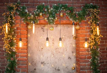 

2020 retro decoration background polyester Xmas child photography backdrop for photography studio accessories fotografia LV-1169