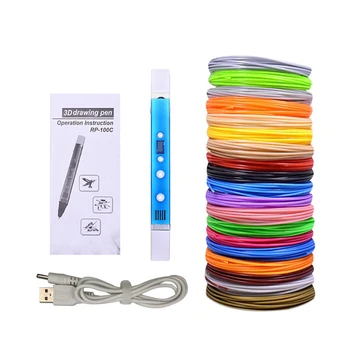 

3D Pen DIY 3D Printer Printing Pen USB Power Adapter / 100M 1.75Mm ABS Filament for Kids Drawing Painting