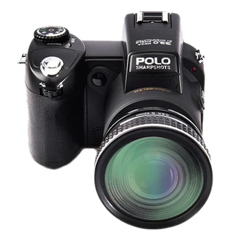

POLOSHARPSHOTS D7300 Digital Camera Fully Automatic Focus FHD Anti-Shake Camera 33 MP 24X Telephoto Lens(EU Plug)