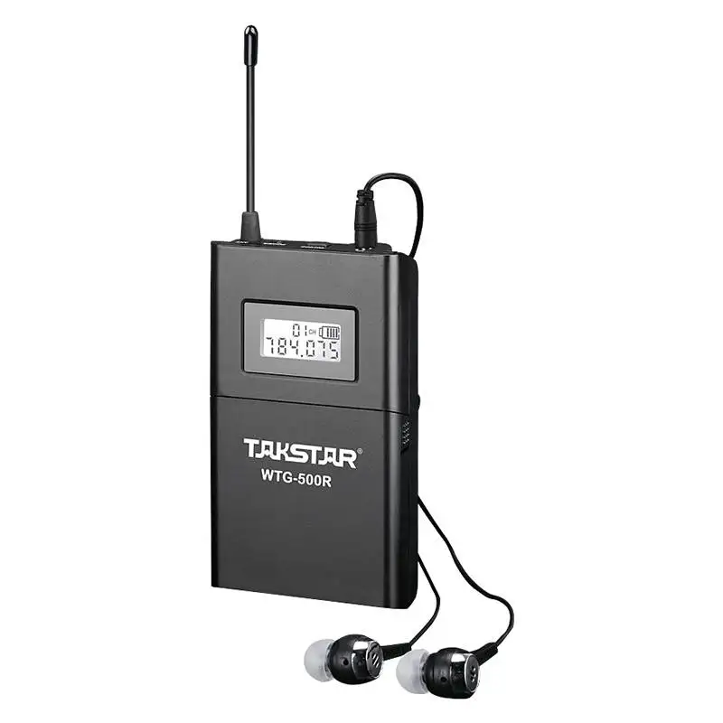 Горячая Распродажа Takstar WTG-500 1 передатчик+ 15 приемников+ микрофон+ наушники UHF Беспроводная система гида голосовое устройство учебные наушники