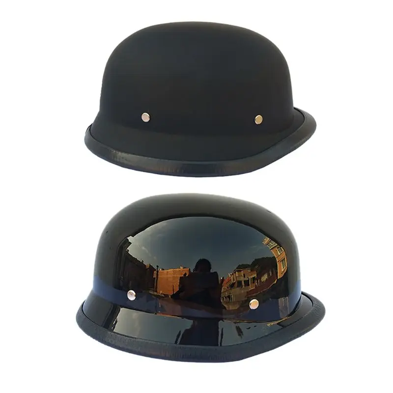 

Retro Motorcycle Helmet Half Face Vintage Adjustable Men Women Helmets Hard Hat