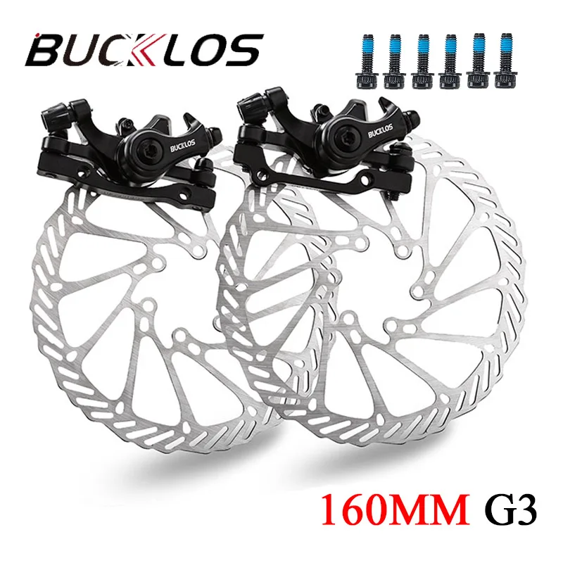 MTB Disc Brake Bike Cycling Bicycle Front Rear Calliper rotor160mm 